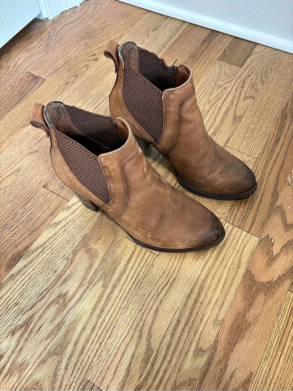 UGG Moxy Chelsea Brown Ankle Boots Heeled